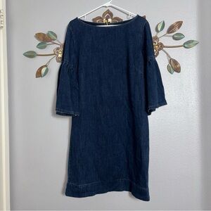 Lauren Ralph Lauren Womens Denim Bell Sleeve Dress Size 12